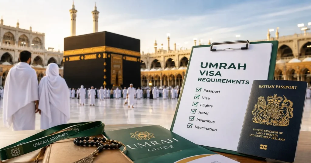 Umrah Visa Requirements UK 2026 | British Pilgrims Guide