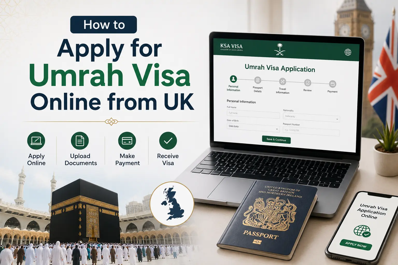 How to Apply for Umrah Visa Online from UK